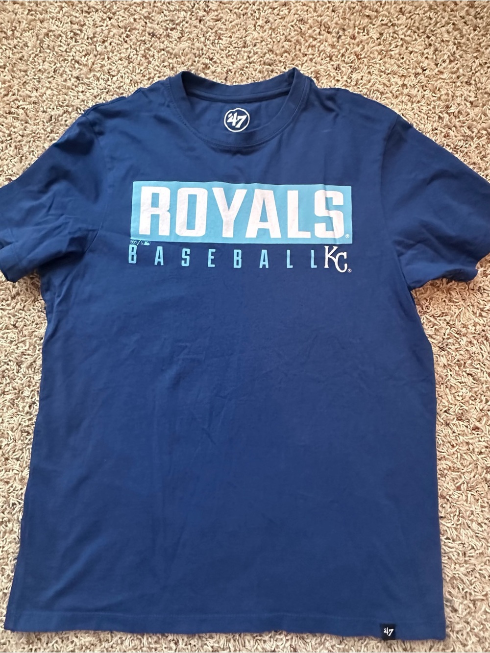 '47 Brand Navy Blue Tee with White Logo